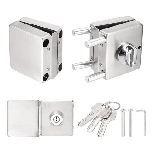 Glass door lock - glass,