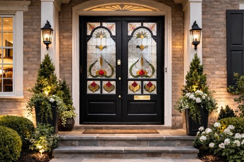 Edwardian stained glass - edwardian,