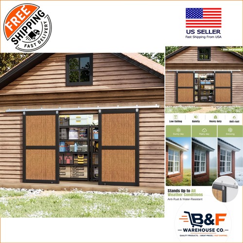 Durable 16ft sliding barn door - 16ft,