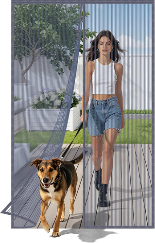 Magnetic screen door heavy - screen, door,