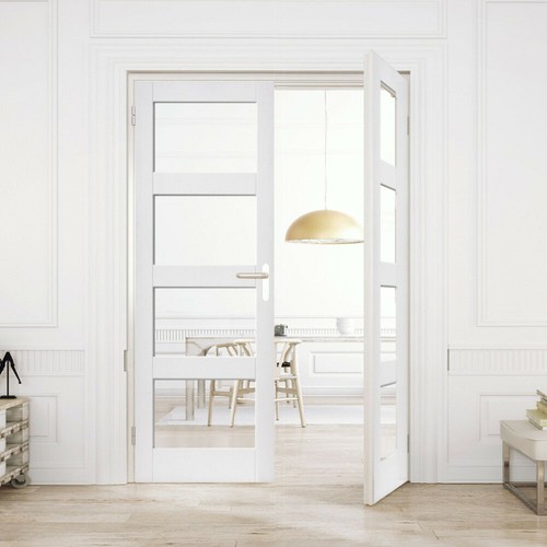 Internal rebated door pair