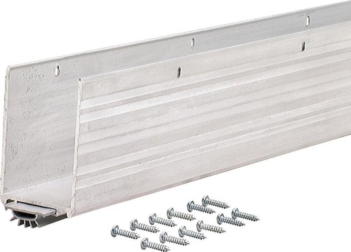 Aluminum shape door sweep - door,