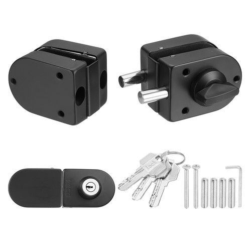 Glass door lock - glass,