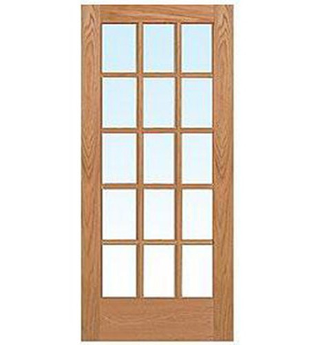 Lite red oak clear tempered - 15,